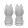 Mercedes-Benz C350, cuero perforado, 2015-2021, porcelana, conductor y pasajero, parte superior e inferior, funda de asiento de repuesto OEM. Mercedes-Benz C300 Coupé 2015-2021 | Funda de asiento de repuesto OEM