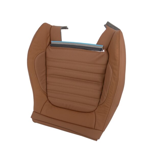 Mercedes-Benz C350, cuero perforado, 2015-2021, marrón silla de montar, parte inferior del conductor, funda de asiento de repuesto OEM 1 Mercedes-Benz C300 Coupé 2015-2021 | Funda de asiento de repuesto OEM