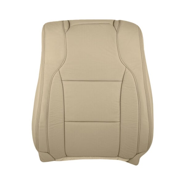 Ford Taurus Limited 2013-2019: funda de asiento de repuesto OEM de cuero perforado color Dune para el asiento del conductor Ford Taurus 2010-2019 | Funda de asiento de recambio OEM