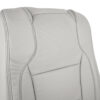 Ford Taurus Limited 2013-2019: funda de asiento de repuesto OEM de color Light Stone, de cuero perforado, para el asiento del conductor o del acompañante, vista detallada de la parte superior Ford Taurus 2010-2019 | Funda de asiento de recambio OEM