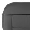 Mercedes-Benz E350 (2014-2016) - Funda de asiento de repuesto OEM de cuero perforado negro para el asiento del conductor o del acompañante (vista de cerca de la parte inferior) Mercedes-Benz E350 2014-2016 | Funda de asiento de recambio OEM