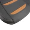 gmc-sierra-2500-at4-2020-2023-perforated-leather-jet-black-with-kalahari-accents-driver-or-passenger-bottom-close-view-oem-replacement-seat-cover GMC Sierra 2500 AT4 2020-2023 | OEM-Replacement Seat Cover