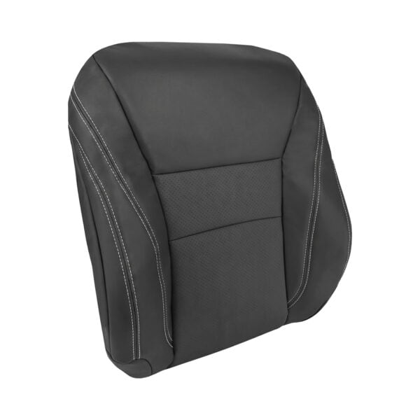 Honda Accord Coupé 2013-2017 - Funda de asiento de repuesto OEM para el asiento del acompañante, en cuero perforado negro con costuras blancas - 2 Honda Accord Coupé 2013-2017 | Funda de asiento de recambio original