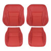 Honda Accord Coupé 2013-2017: fundas de asiento de repuesto originales de cuero perforado rojo para los asientos del conductor y el acompañante (parte superior e inferior) Honda Accord Coupé 2013-2017 | Funda de asiento de recambio original