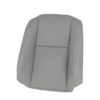 Honda Pilot - Funda de asiento delanterá del conductor, parte superior, de imitación de cuero perforado, 2003-2004, gris oliva, recambio OEM, 2 unidades Honda Pilot 2003-2005 | Funda de asiento de recambio OEM