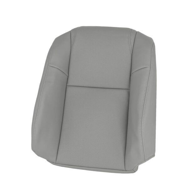 Honda Pilot - Funda de asiento delanterá del conductor, parte superior, de imitación de cuero perforado, 2003-2004, gris oliva, recambio OEM, 2 unidades Honda Pilot 2003-2005 | Funda de asiento de recambio OEM