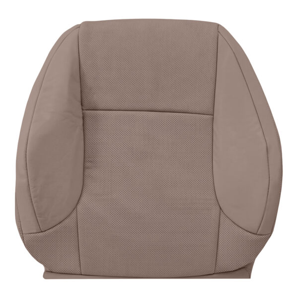 lexus-gx460-cuir-perforé-2010-2023-sepia-driver-top-oem-replacement-seat-cover. (4) Lexus GX460 2010-2023 | Housse de siège de remplacement OEM