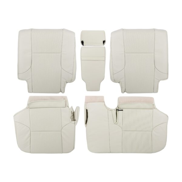 lexus-gx460-leatherette-perforated-2010-2023-ecru-seconde-rangée-conducteur-et-passager-top-and-bottom-side-oem-replacement-seat-cover Lexus GX460 2010-2023 | Housse de siège de remplacement OEM