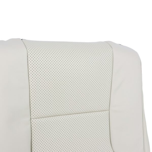 lexus-gx460-leatherette-perforated-2010-2023-ecru-second-row-driver-or-passenger-top-side-close-view-oem-replacement-seat-cover Lexus GX460 2010-2023 (Rear) | OEM-Replacement Seat Cover