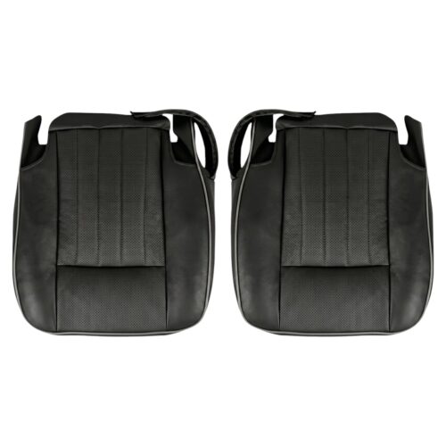 lincoln-navigator-u228-2nd-generation-2005-2006-perforated-leather-charcoal-black-with-grey-piping-driver-and-passenger-bottoms-oem-replacement-seat-cover Lincoln Navigator 2005-2006 | OEM-Replacement Seat Cover